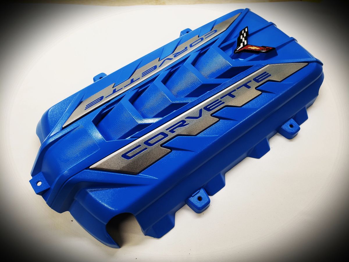 C8 CORVETTE ENGINE COVER RAPID BLUE